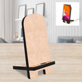 Cell Phone Stand Tablet Stand, Block and Plague Stand Natural Wood  Holder Organizer - 892000