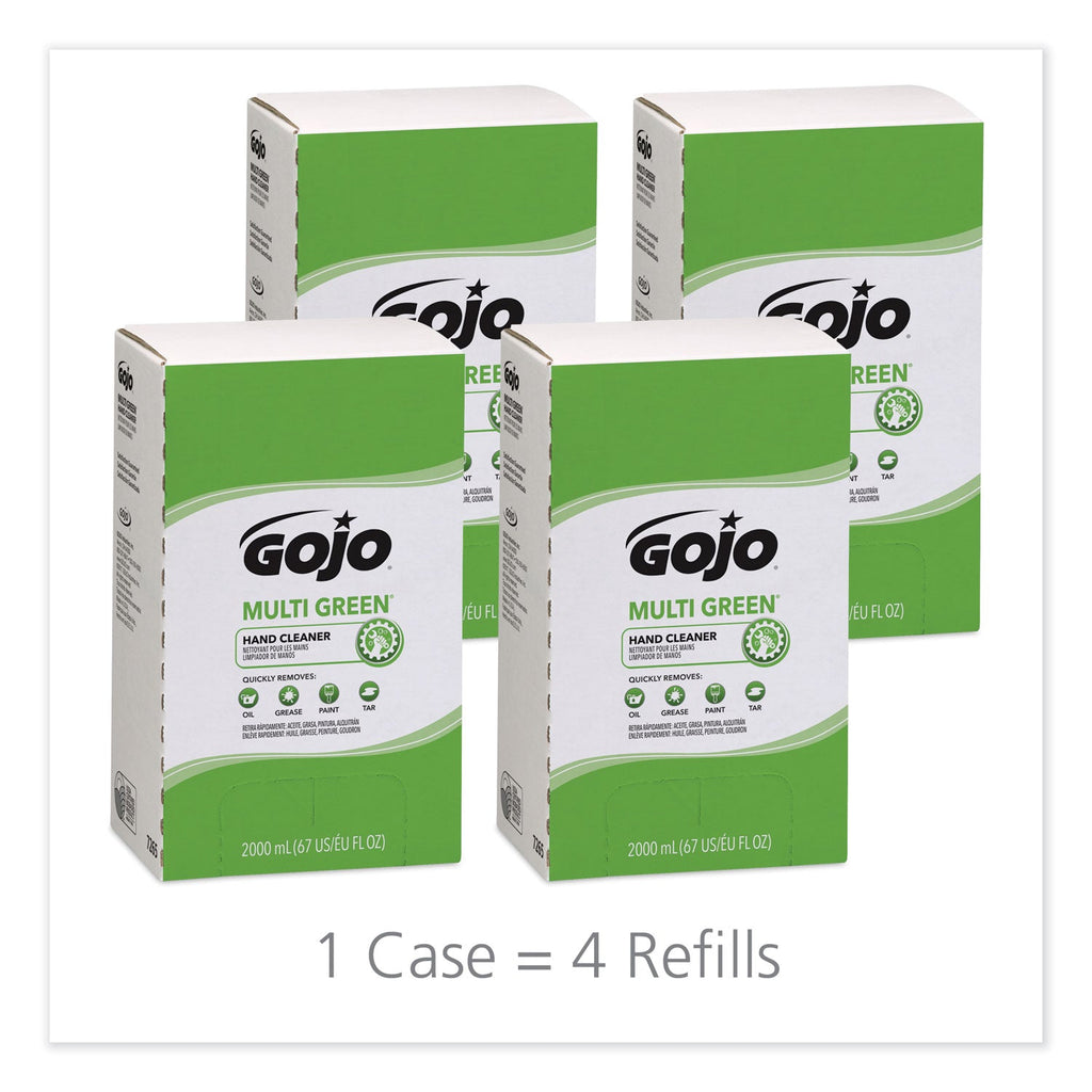 GOJO MULTI GREEN Hand Cleaner Refill, Citrus Scent, 2,000 mL, 4/Carton