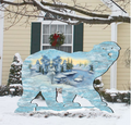 Polar Bear Wildlife Outdoor Decor by G. DeBrekht - Wildlife Holiday Decor - 8198225F