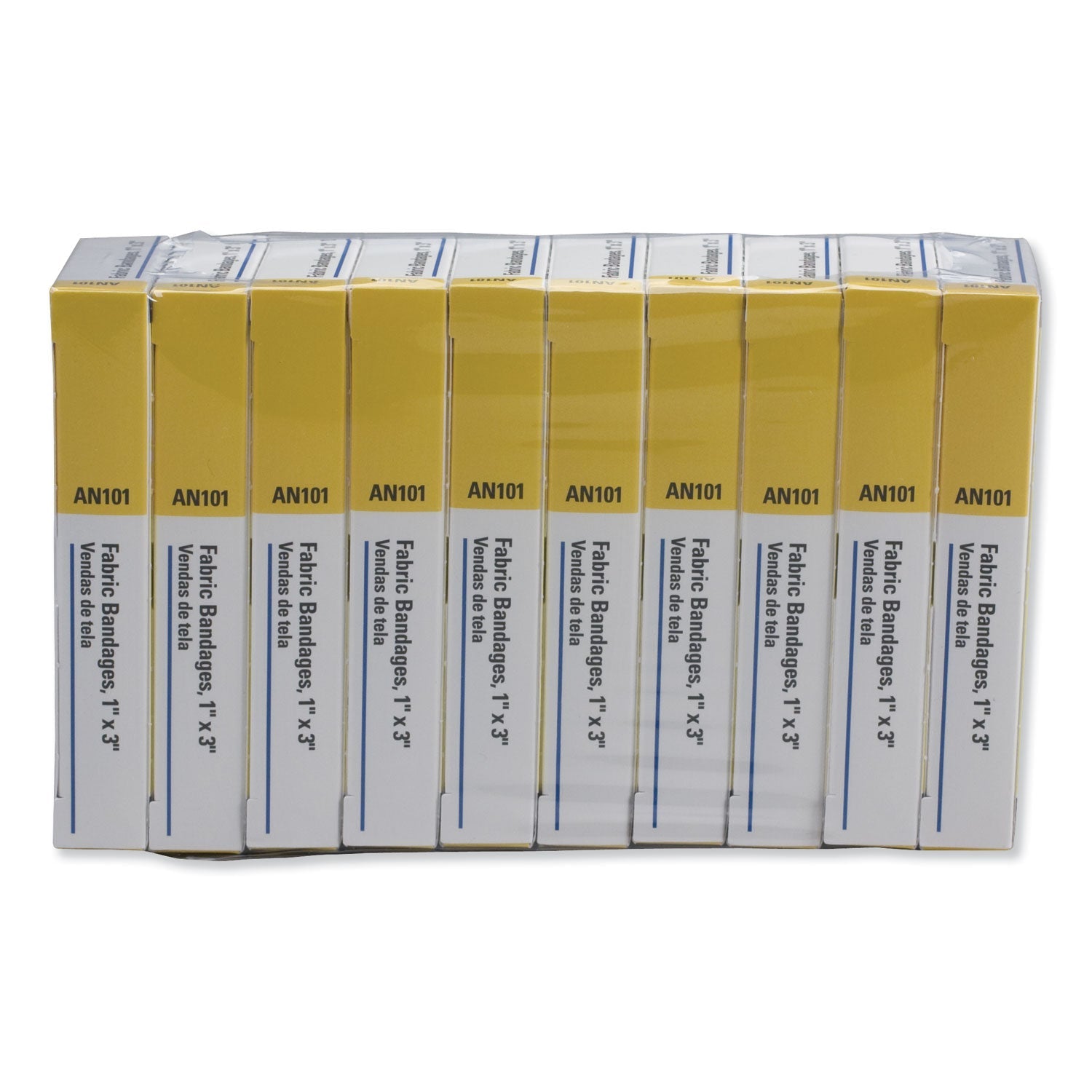 First Aid Only First-Aid Refill Fabric Adhesive Bandages, 1 x 3, 160/Pack