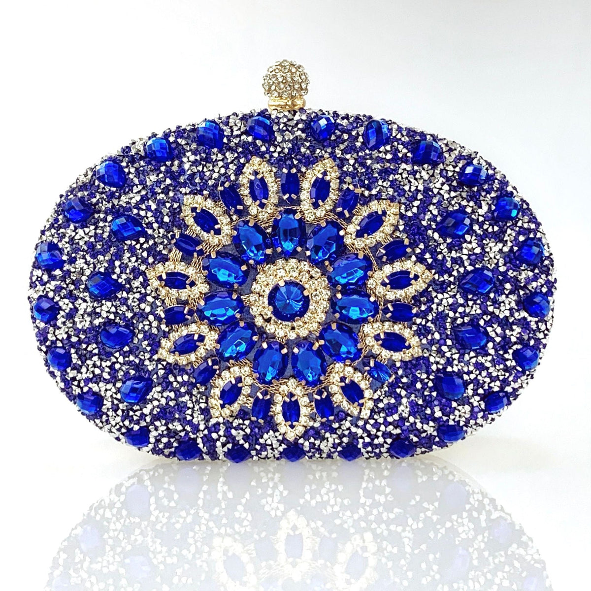 European And American Womens Evening Clutch Diamond-embellished Bag