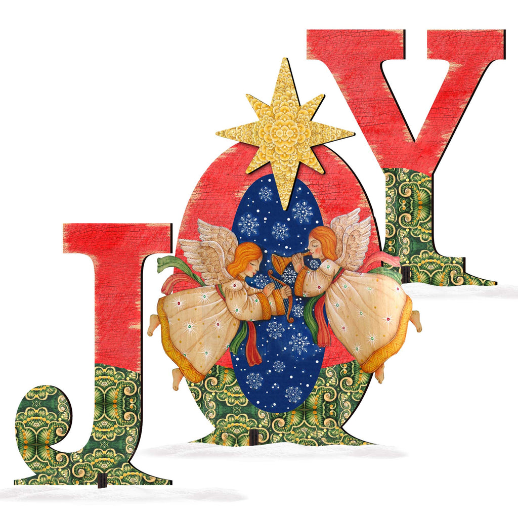 Joy Angels Outdoor Nativity Set  by G. DeBrekht - Nativity Holiday Décor - 8121455F-S3M