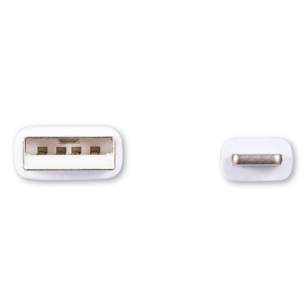 Innovera USB Lightning Cable, 3 ft, White