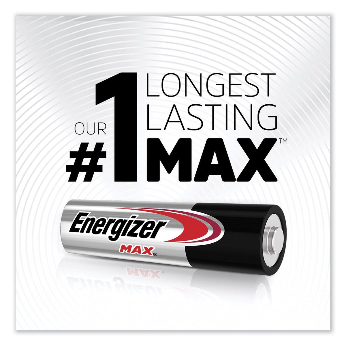 Energizer MAX Alkaline AA Batteries, 1.5 V, 24/Pack