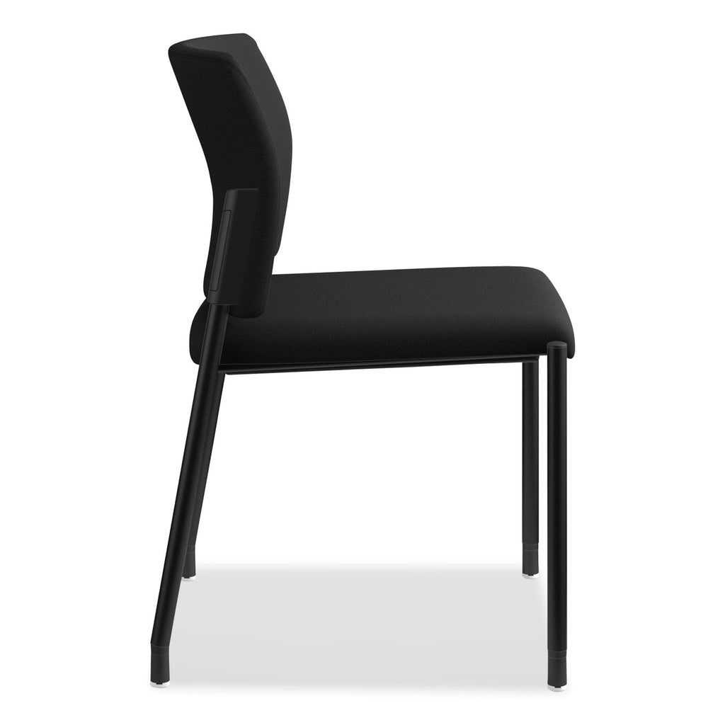 HON Accommodate Series Guest Chair, 23.25" x 22.25" x 32", Black, 2/Carton