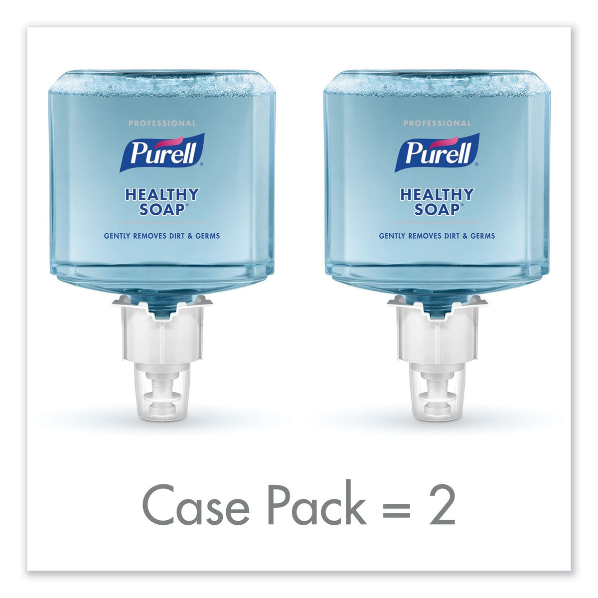 PURELL HEALTHY SOAP Gentle and Free Foam, For ES4 Dispensers, Fragrance-Free, 1,200 mL, 2/Carton