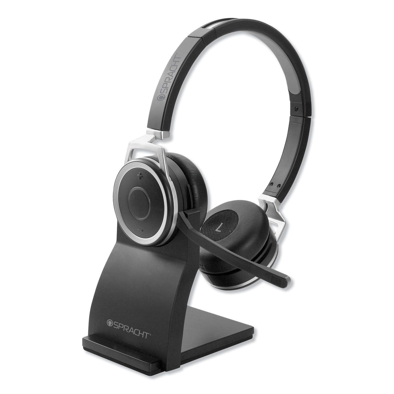 Spracht ZuM BT Prestige Headset, Binaural, Over-the-Head, Black