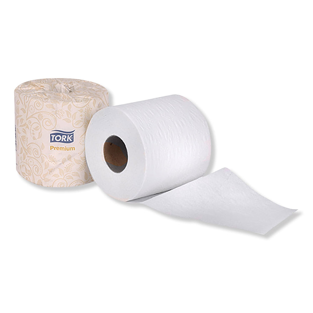 Tork Premium Bath Tissue, Septic Safe, 2-Ply, White, 625 Sheets/Roll, 48 Rolls/Carton
