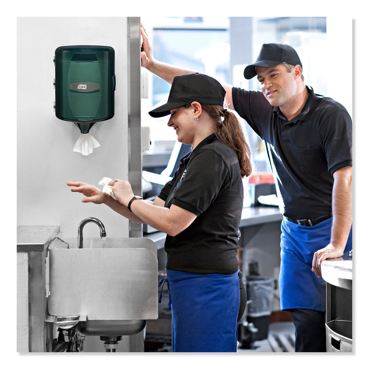 Tork Centerfeed Hand Towel Dispenser, 10.13 x 10 x 12.75, Smoke