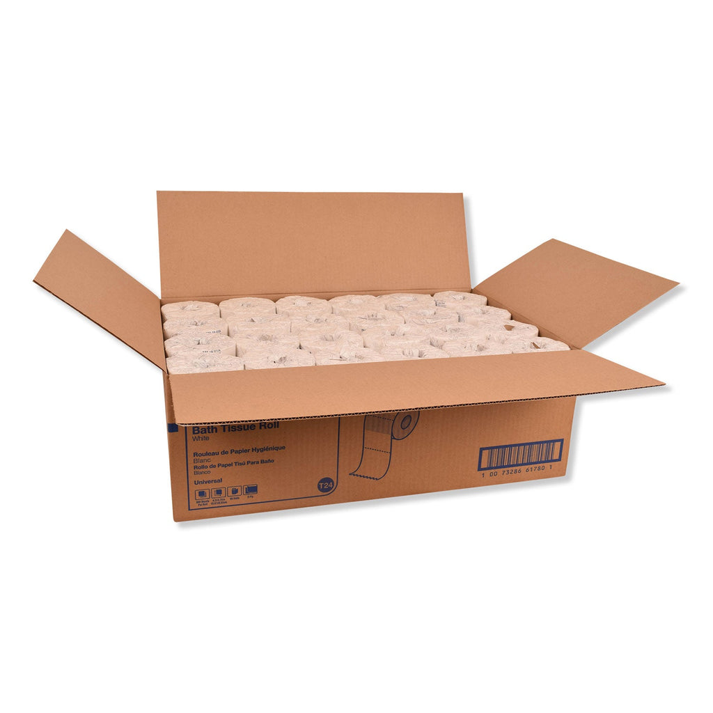 Tork Universal Bath Tissue, Septic Safe, 2-Ply, White, 500 Sheets/Roll, 48 Rolls/Carton