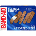 Band-Aid Brand Flexible Fabric Adhesive Bandages Assorted Sizes 100 Ct. Box