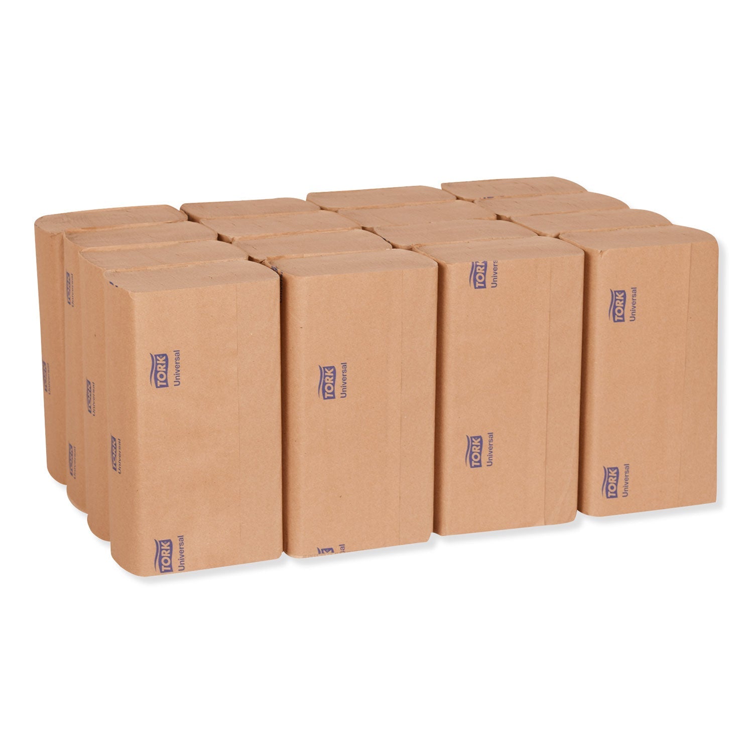 Tork Universal Multifold Hand Towel, 9.13 x 9.5, Natural, 250/Pack, 16 Packs/Carton