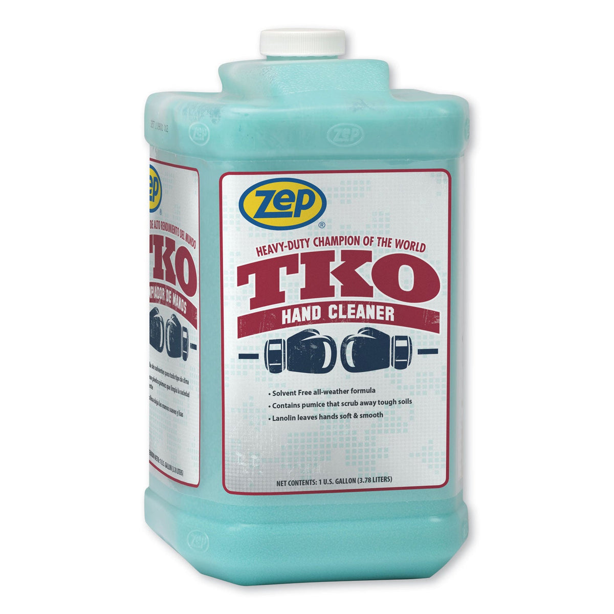 Zep TKO Hand Cleaner, Lemon Lime Scent, 1 gal Bottle, 4/Carton