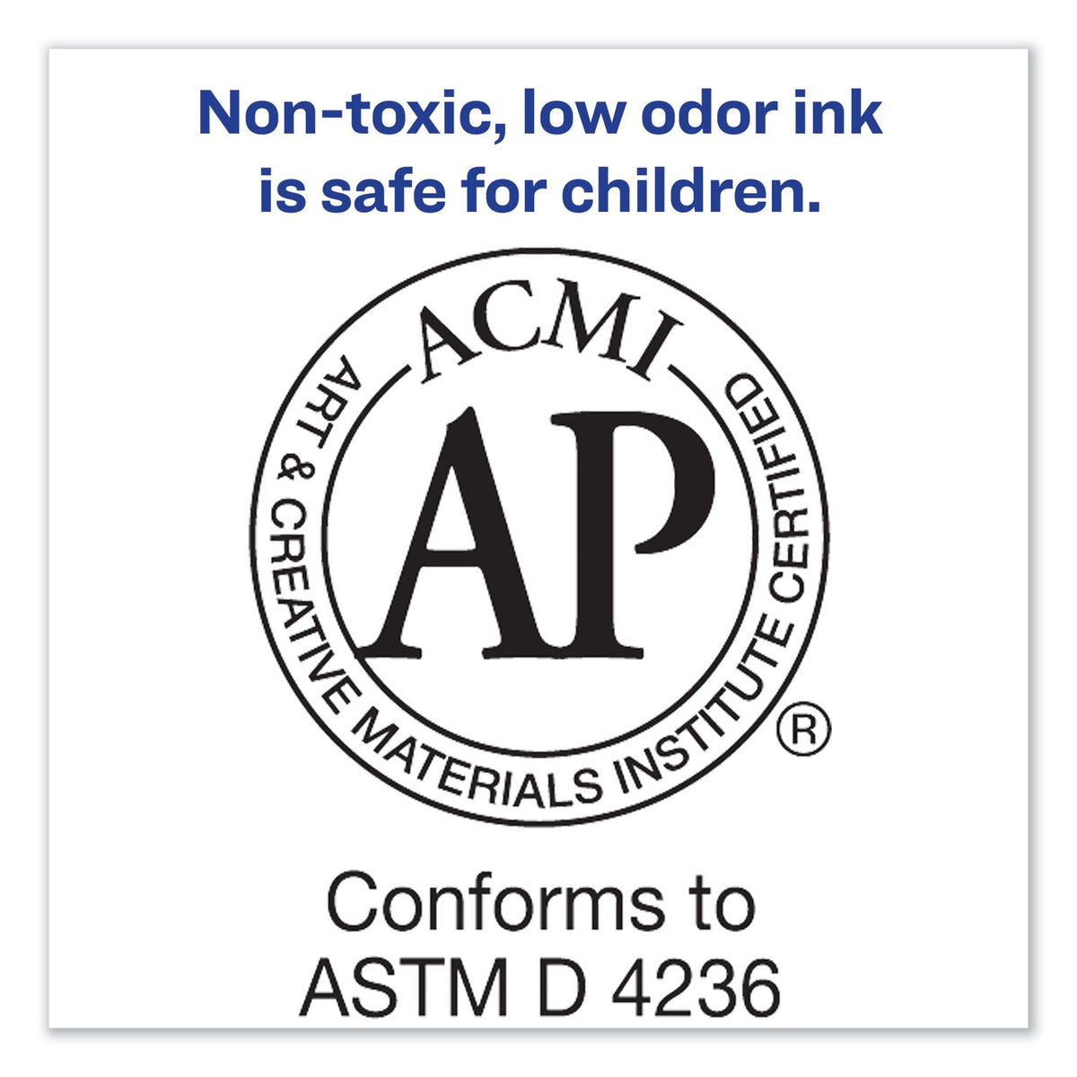 Avery MARKS A LOT Extra-Large Desk-Style Permanent Marker, Extra-Broad Chisel Tip, Black (24148)