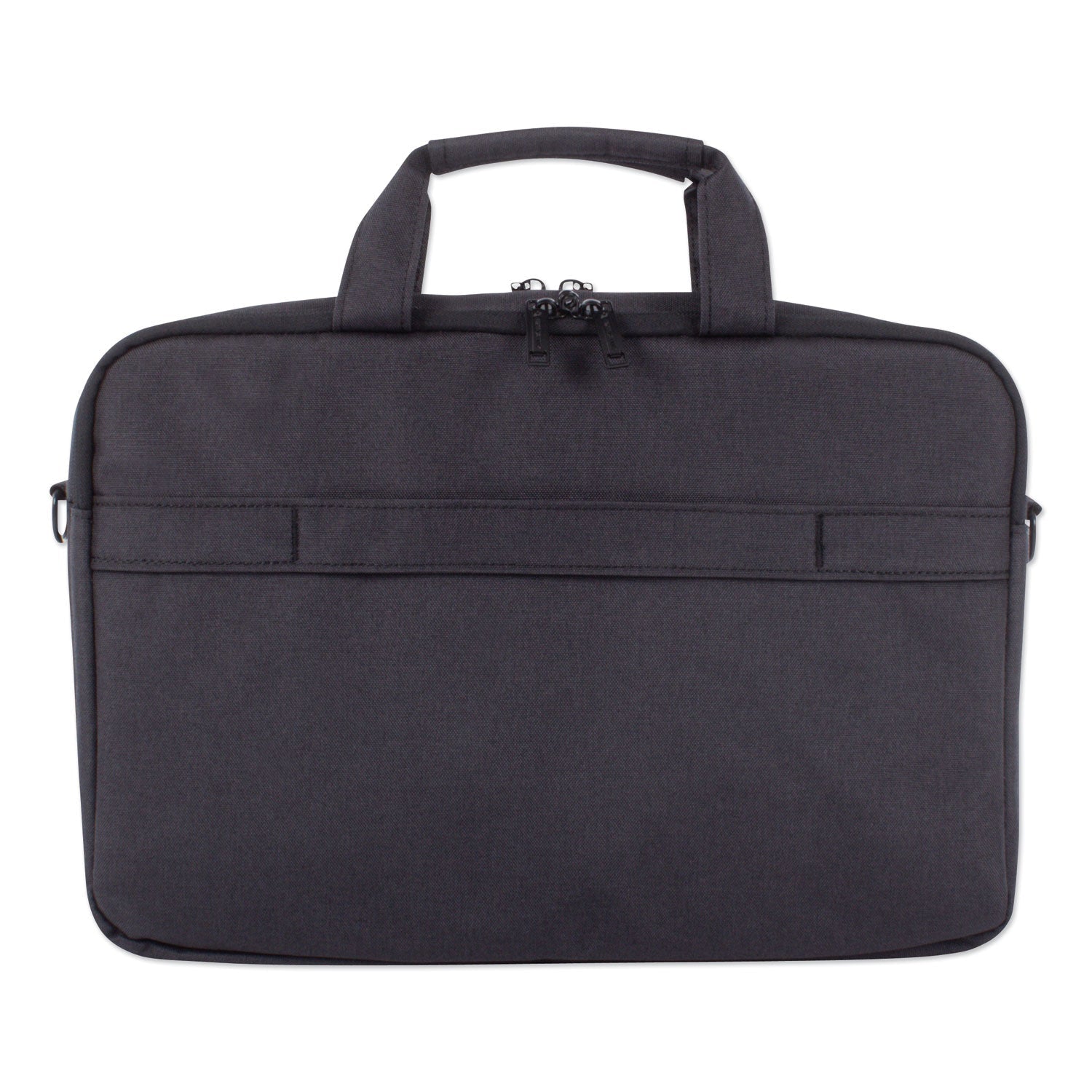 Swiss Mobility Cadence 2 Section Briefcase, Fits Devices Up to 15.6", Polyester, 4.5 x 4.5 x 16, Charcoal