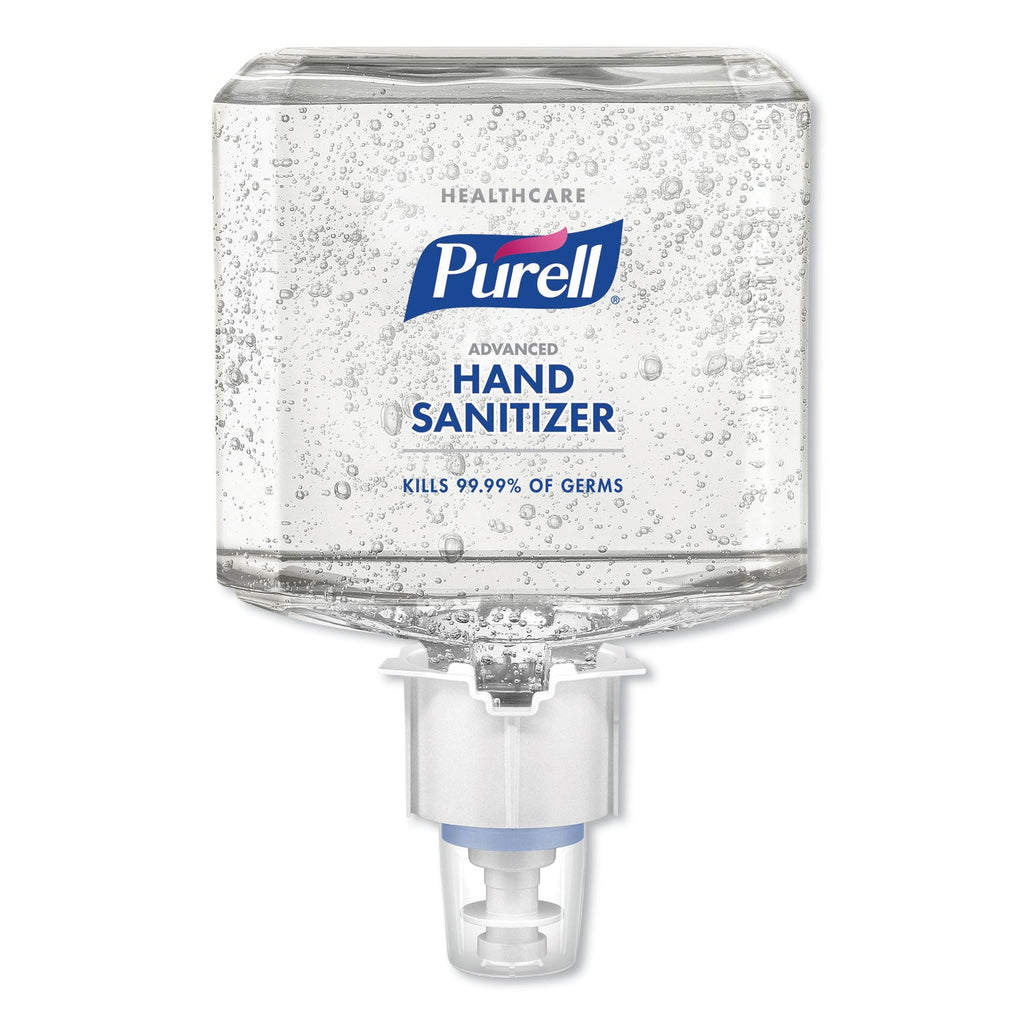 PURELL Advanced Gel Hand Sanitizer Refill, 1,200 mL, Clean Scent, For ES6 Dispensers, 2/Carton