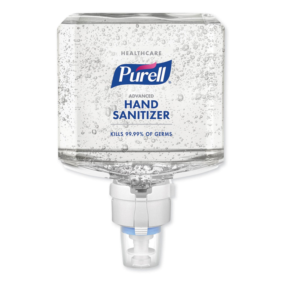 PURELL Advanced Gel Hand Sanitizer Refill, 1,200 mL, Clean Scent, For ES8 Dispensers, 2/Carton
