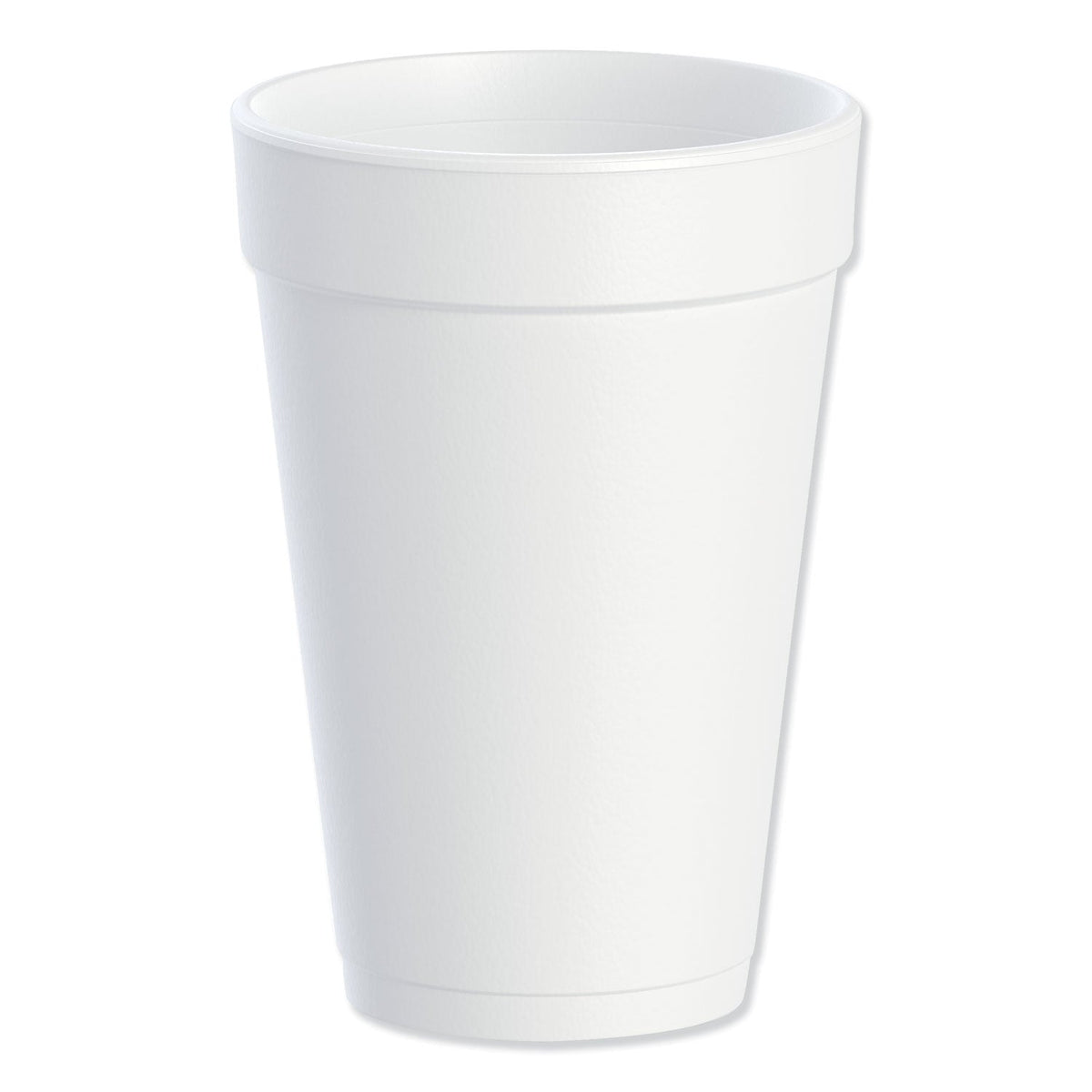 Dart Foam Drink Cups, 16 oz, White, 25/Bag, 40 Bags/Carton