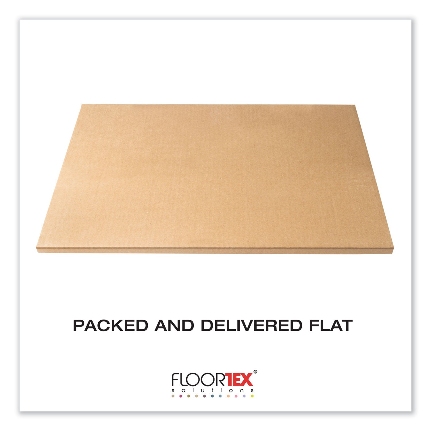 Floortex Cleartex Unomat Anti-Slip Chair Mat for Hard Floors/Flat Pile Carpets, 60 x 48, Clear