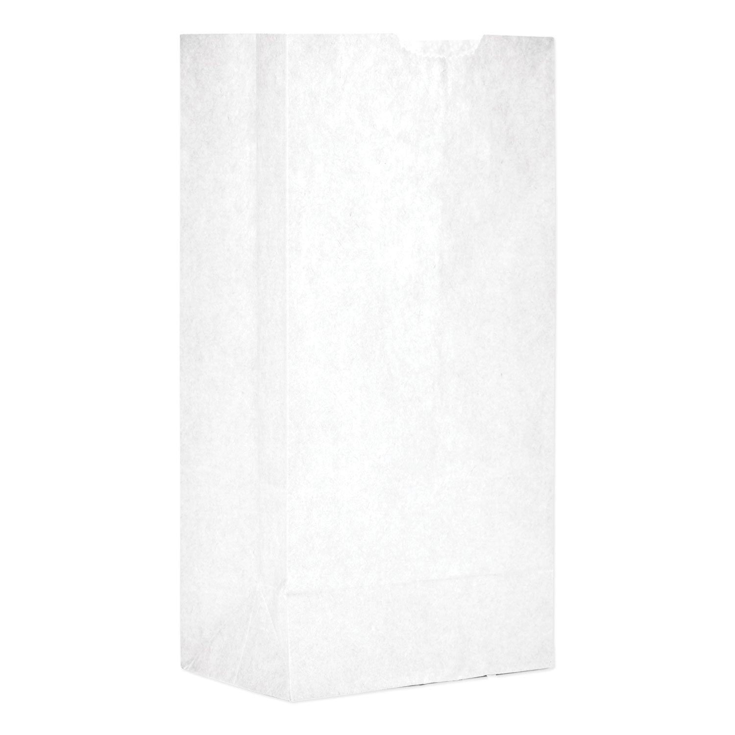 General Grocery Paper Bags, 30 lb Capacity, #4, 5" x 3.33" x 9.75", White, 500 Bags