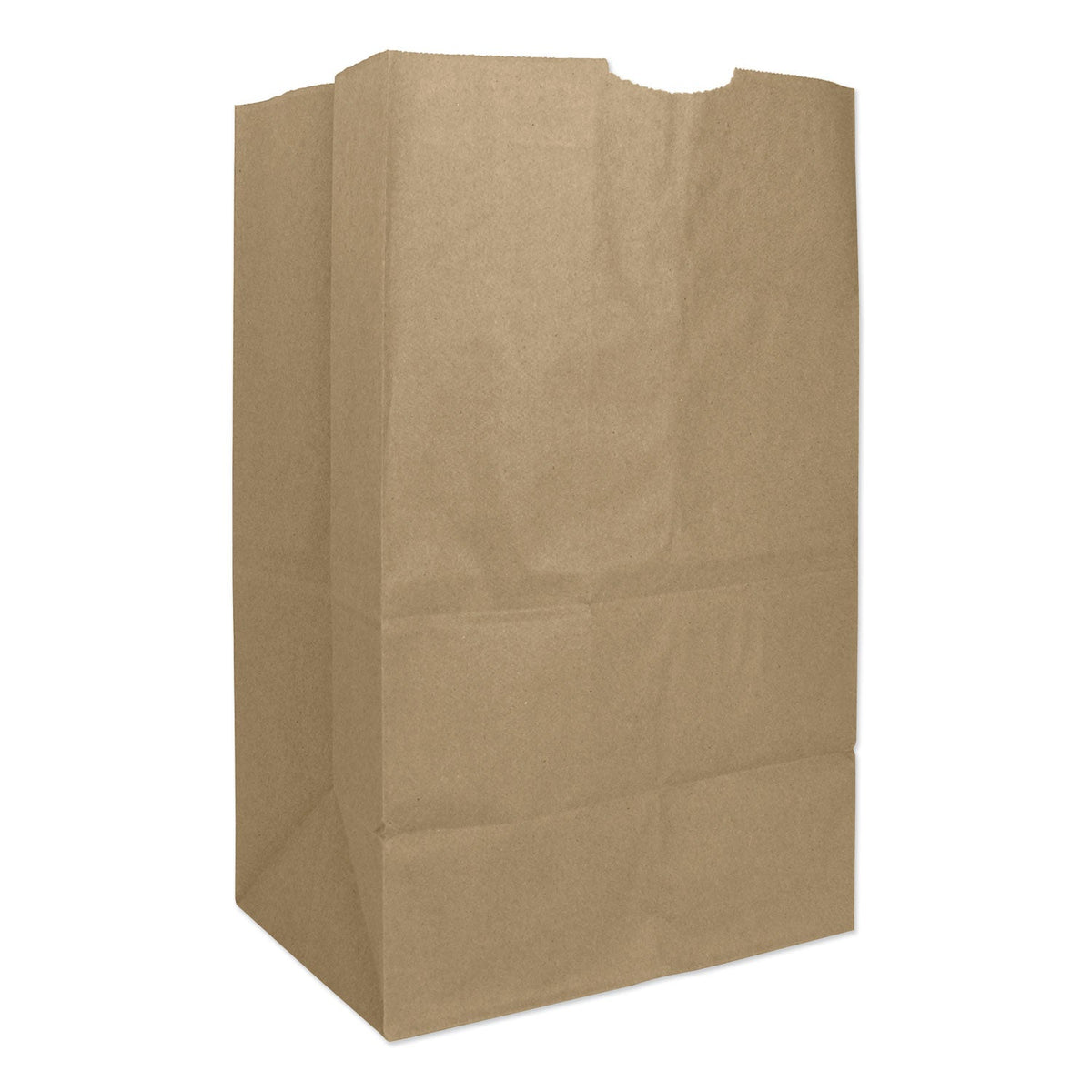 General Grocery Paper Bags, 50 lb Capacity, #20 Squat, 8.25" x 5.94" x 13.38", Kraft, 500 Bags