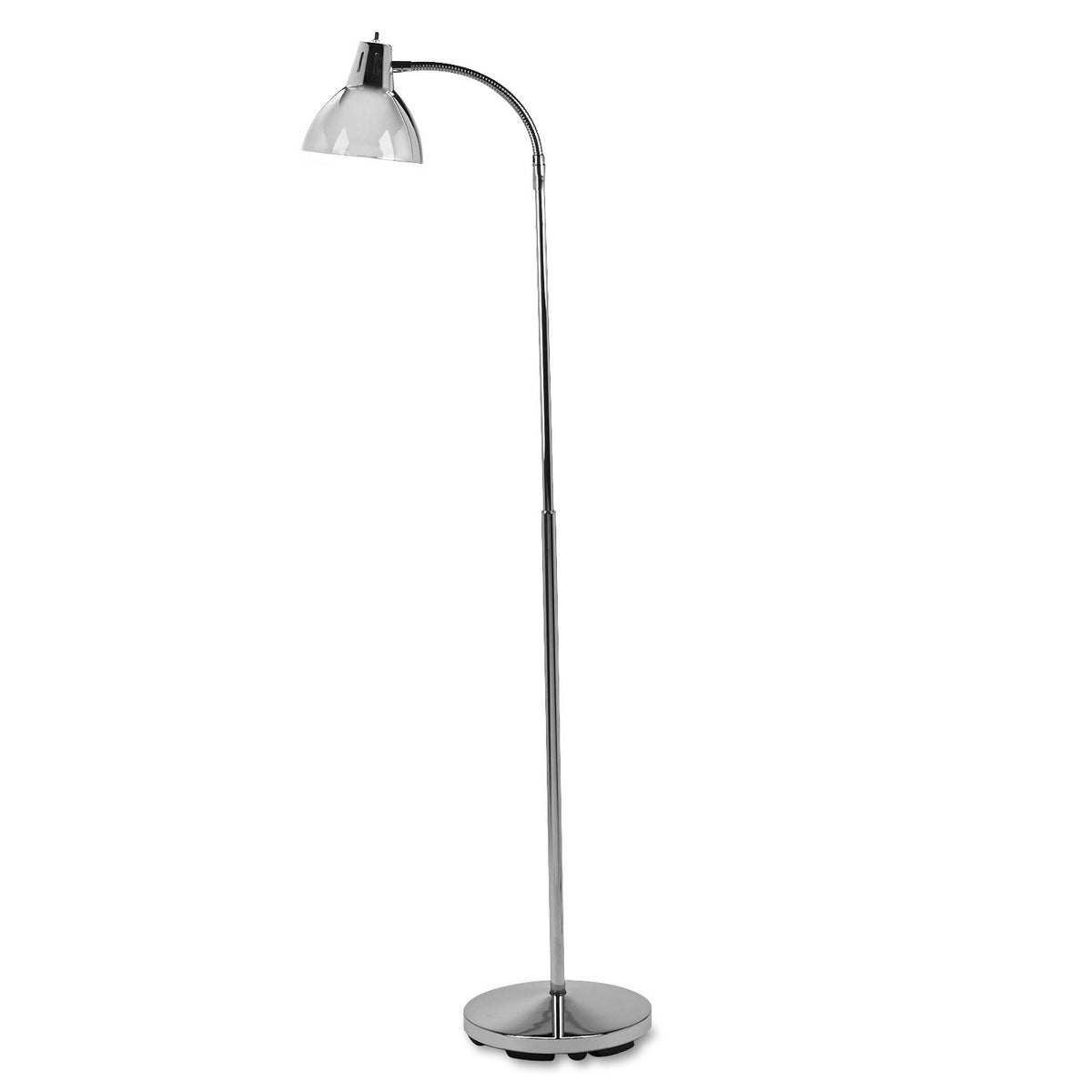 Medline Classic Incandescent Exam Lamp, Three Prong, 10"w x 10"d x 74"h, Stainless Steel