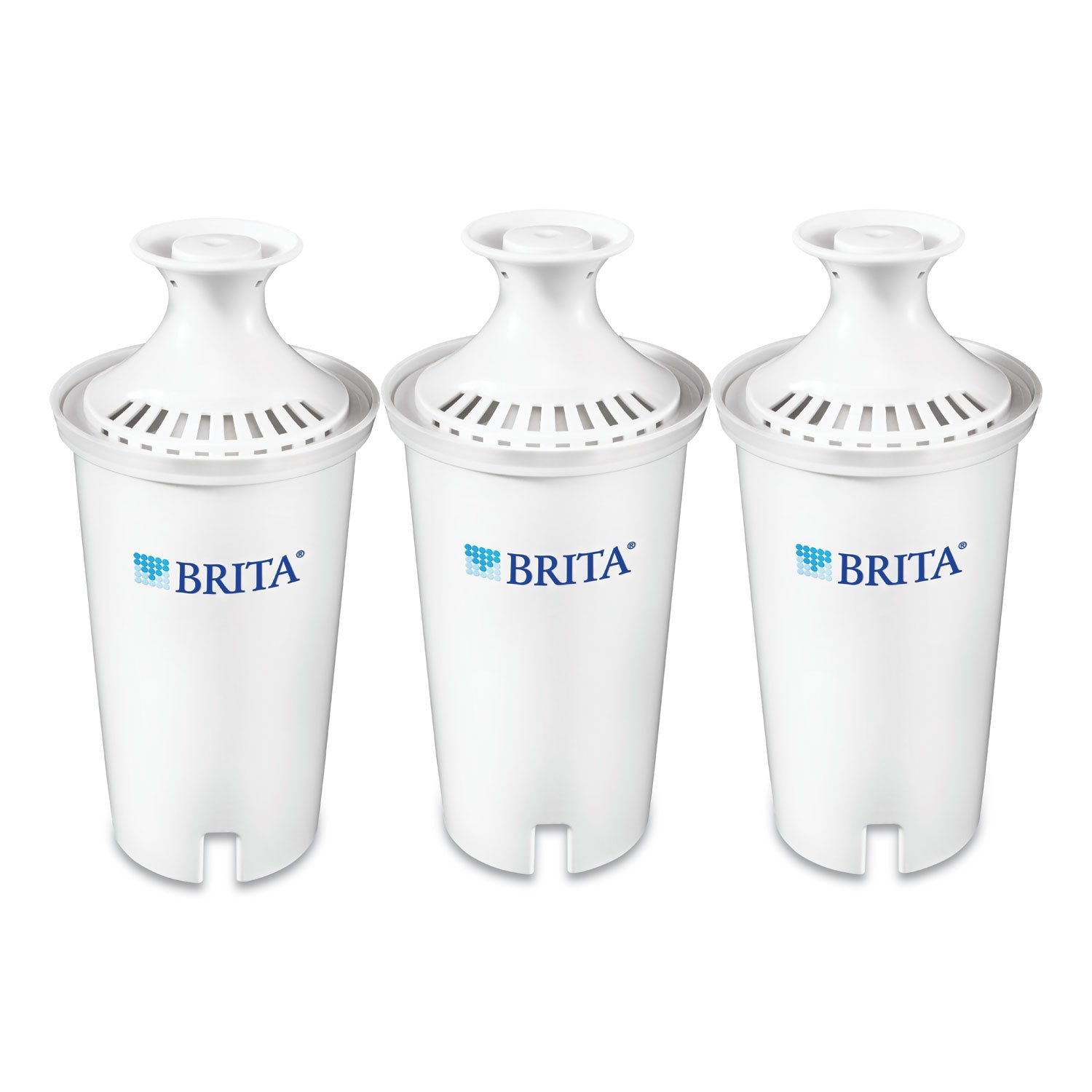 Brita Water Filter Pitcher Advanced Replacement Filters, 3/Pack, 8 Packs/Carton