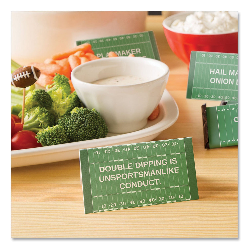Avery Small Tent Card, White, 2 x 3.5, 4 Cards/Sheet, 40 Sheets/Pack