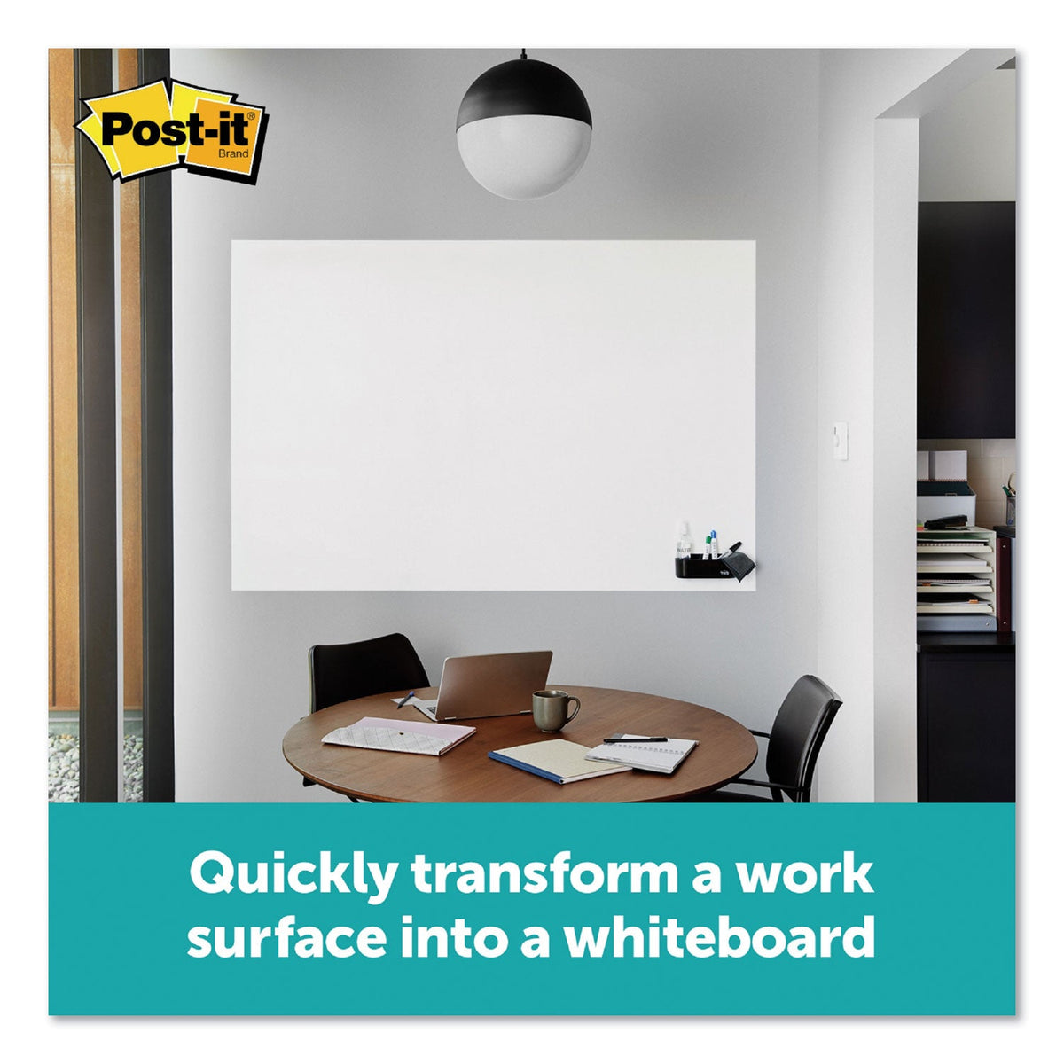 Post-it Flex Write Surface, 72" x 48", White