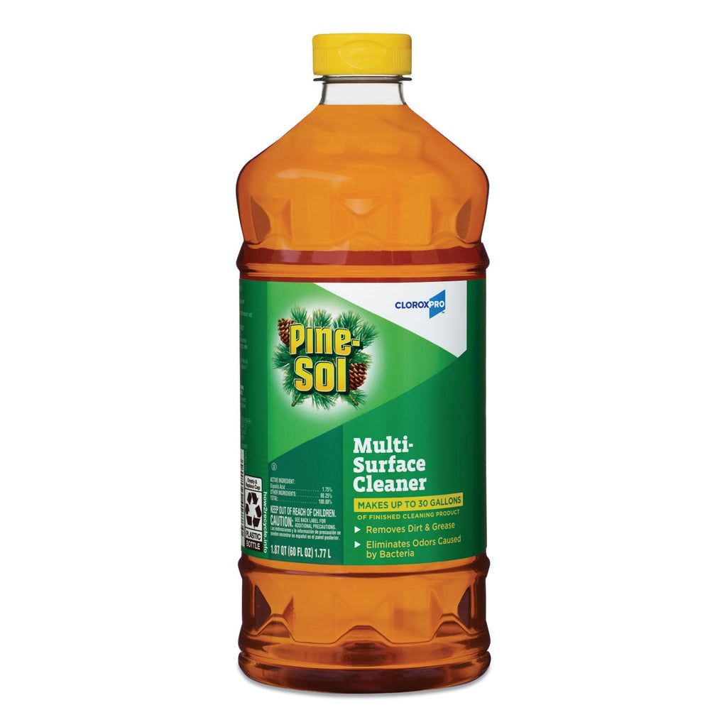 Pine-Sol Multi-Surface Cleaner Disinfectant, Pine, 60oz Bottle, 6 Bottles/Carton