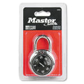 Master Lock Combination Lock, Stainless Steel, 1.87" Wide, Silver