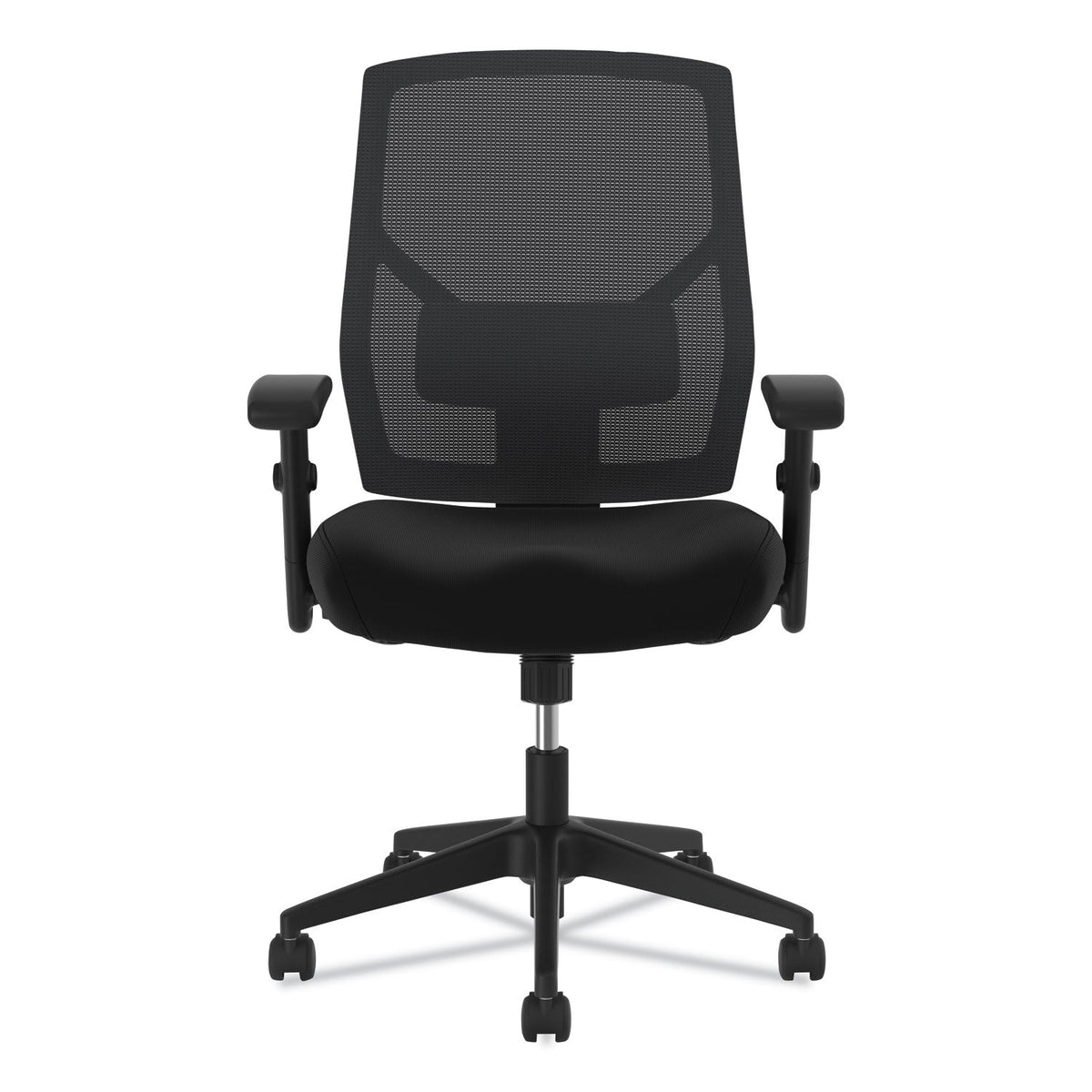 HON VL581 High-Back Task Chair, Supports Up to 250 lb, 18" to 22" Seat Height, Black