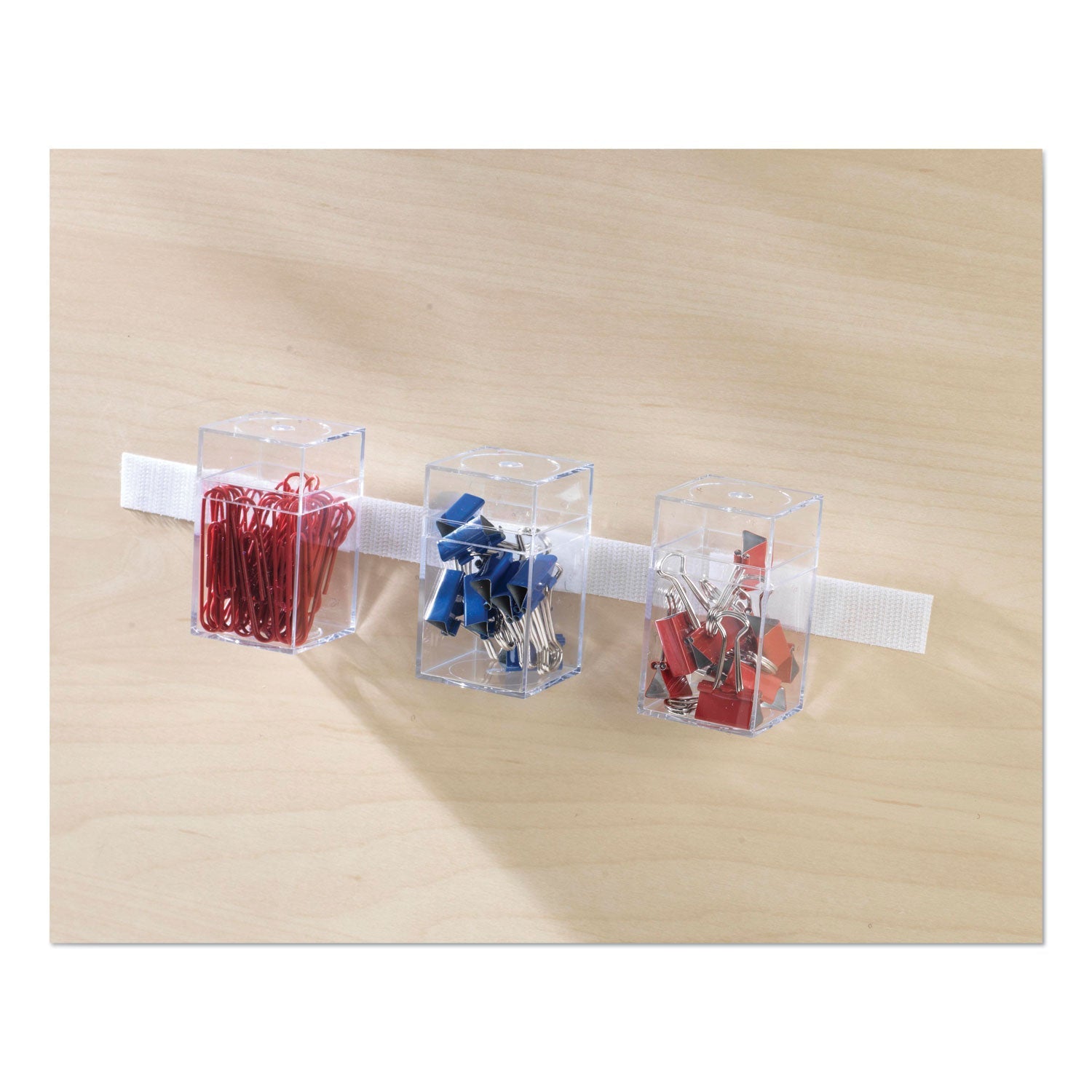 VELCRO Sticky-Back Fasteners with Dispenser, Removable Adhesive, 0.75" x 5 ft, White