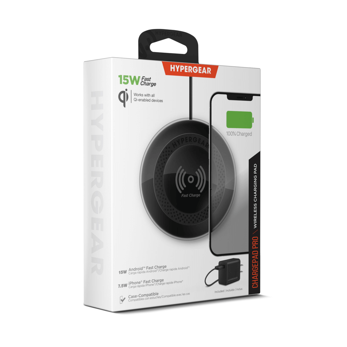 HyperGear ChargePad Pro 15W Wireless Fast Charger USB-C