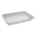 Pactiv Evergreen Meat Tray, #4 Deep, 9.5 x 7 x 1.25, White, Foam, 500/Carton