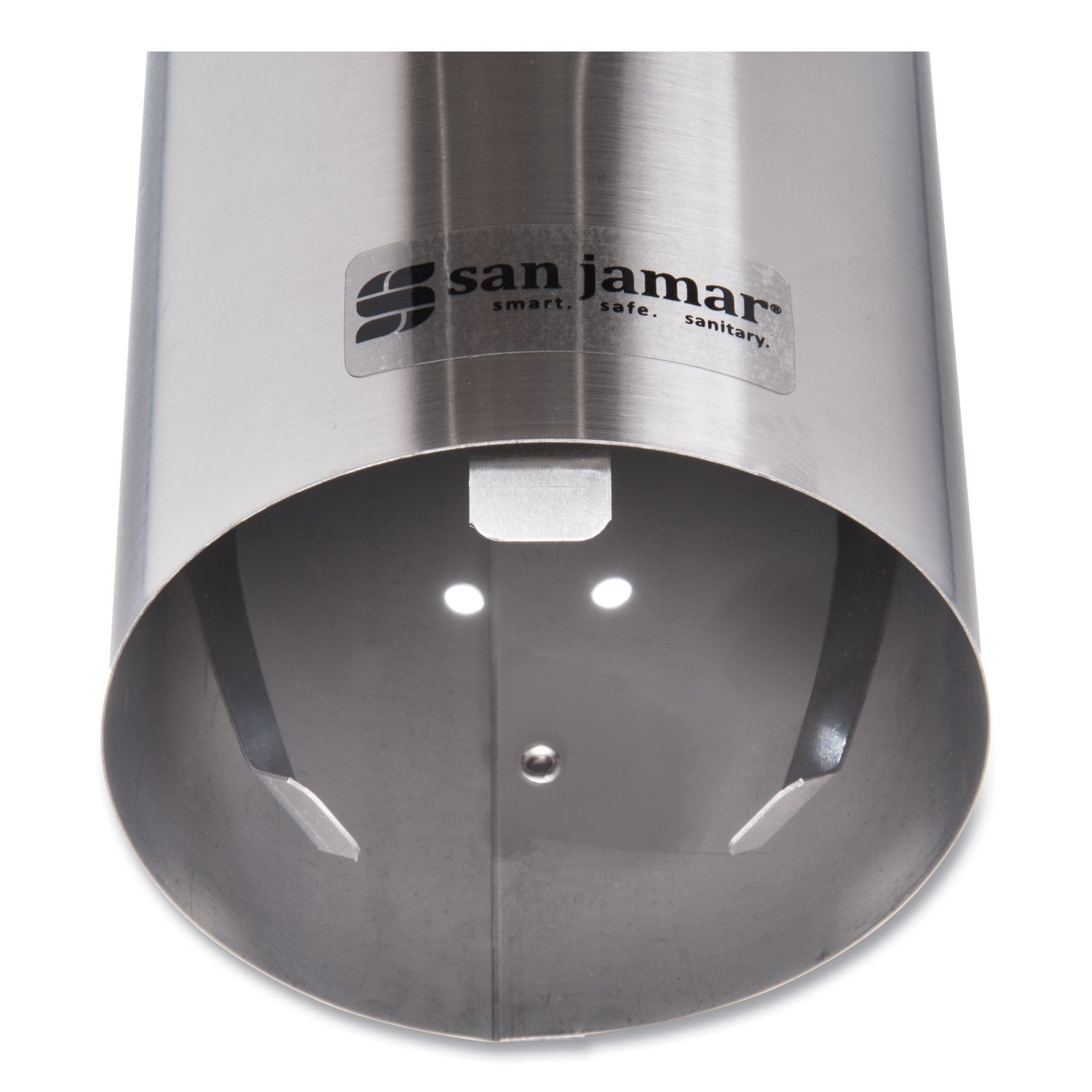 San Jamar Small Pull-Type Water Cup Dispenser, For 5 oz Cups, Stainless Steel
