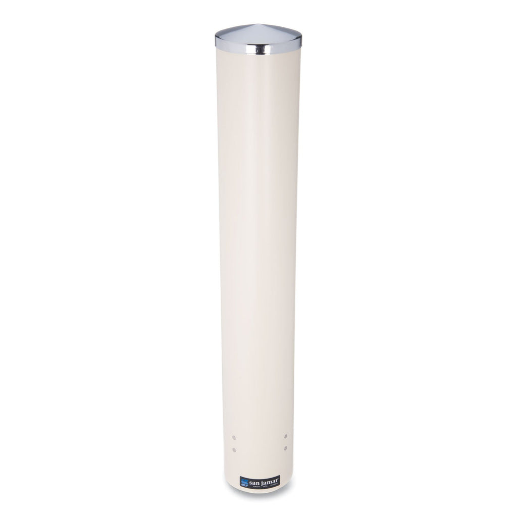 San Jamar Foam Cup Dispenser with Removable Cap, For 4 oz to 10 oz Cups, Sand