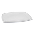 Pactiv Evergreen Showcase Deli Container Lid, Flat Lid For 3-Compartment 48/64 oz Containers, 9 x 7.38 x 0.19, Clear, Plastic, 220/Carton