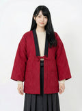 Women's Haori, Women's Warm Coat, Women's Japanese Style Padded Jacket, Japanese Style Indoor Wear, Lightweight & Warm Printed Coat, Japanese Traditional Clothing, Oversized Padded Jacket With Pockets