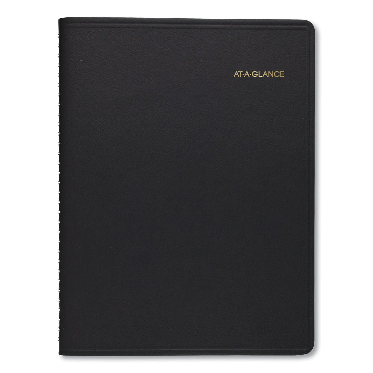 AT-A-GLANCE Weekly Vertical-Column Appointment Book Ruled for Hourly Appointments, 8.75 x 7, Black Cover, 13-Month (Jan-Jan): 2023-2024