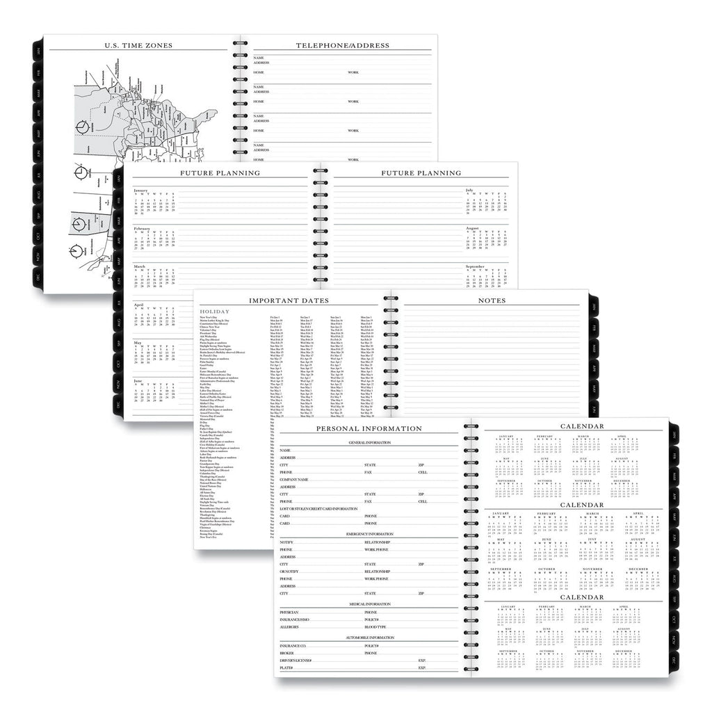 AT-A-GLANCE Executive Weekly/Monthly Planner Refill with 15-Minute Appointments, 11 x 8.25, White Sheets, 12-Month (Jan to Dec): 2023