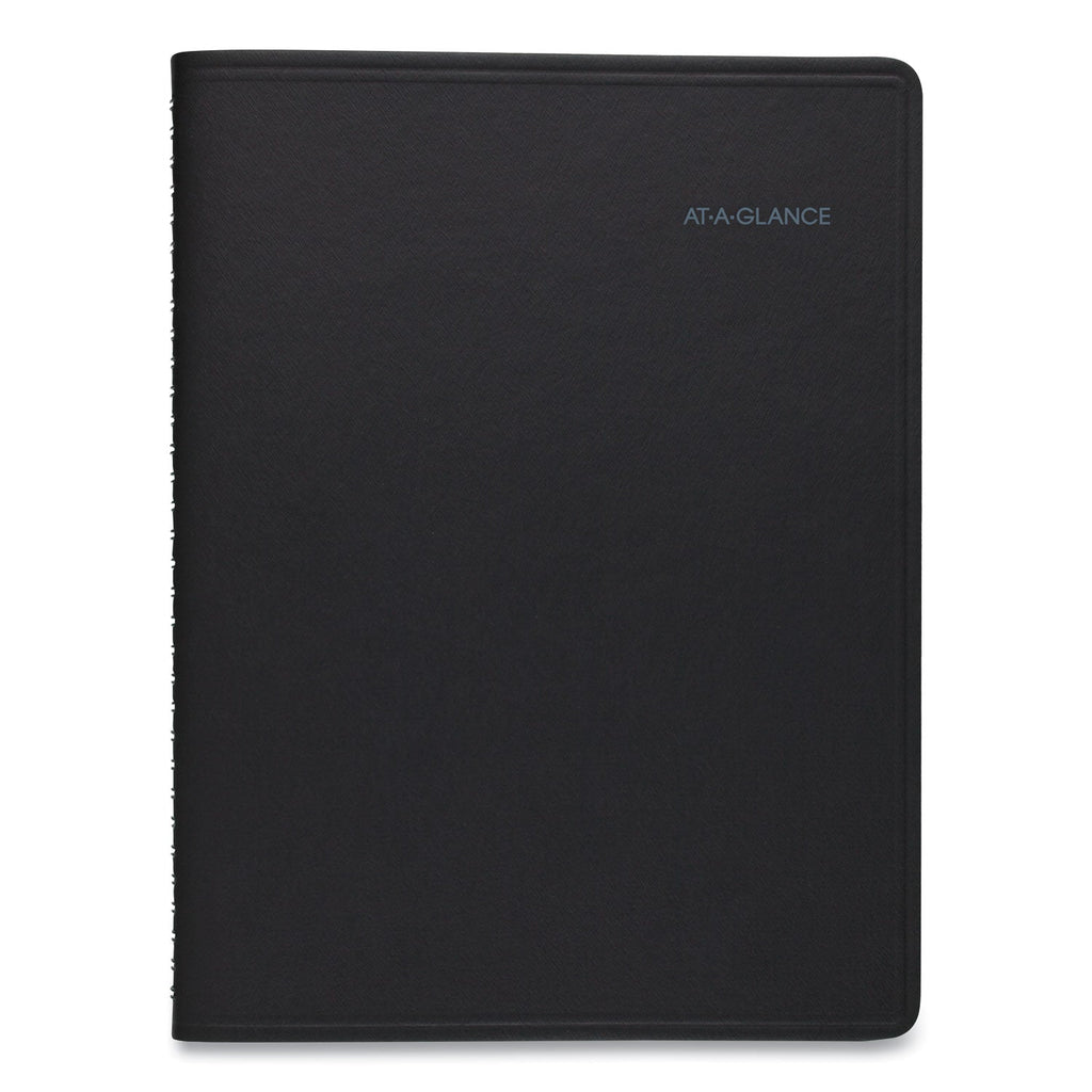 AT-A-GLANCE QuickNotes Weekly Vertical-Column Format Appointment Book, 11 x 8.25, Black Cover, 12-Month (Jan to Dec): 2023
