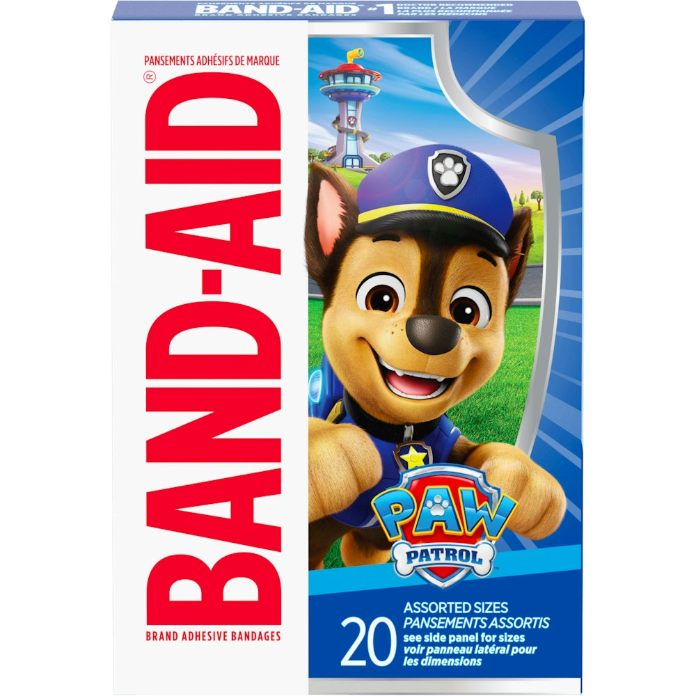 BAND-AID® Paw Patrol™ Adhesive Bandage, Assorted Sizes, 20-Pack
