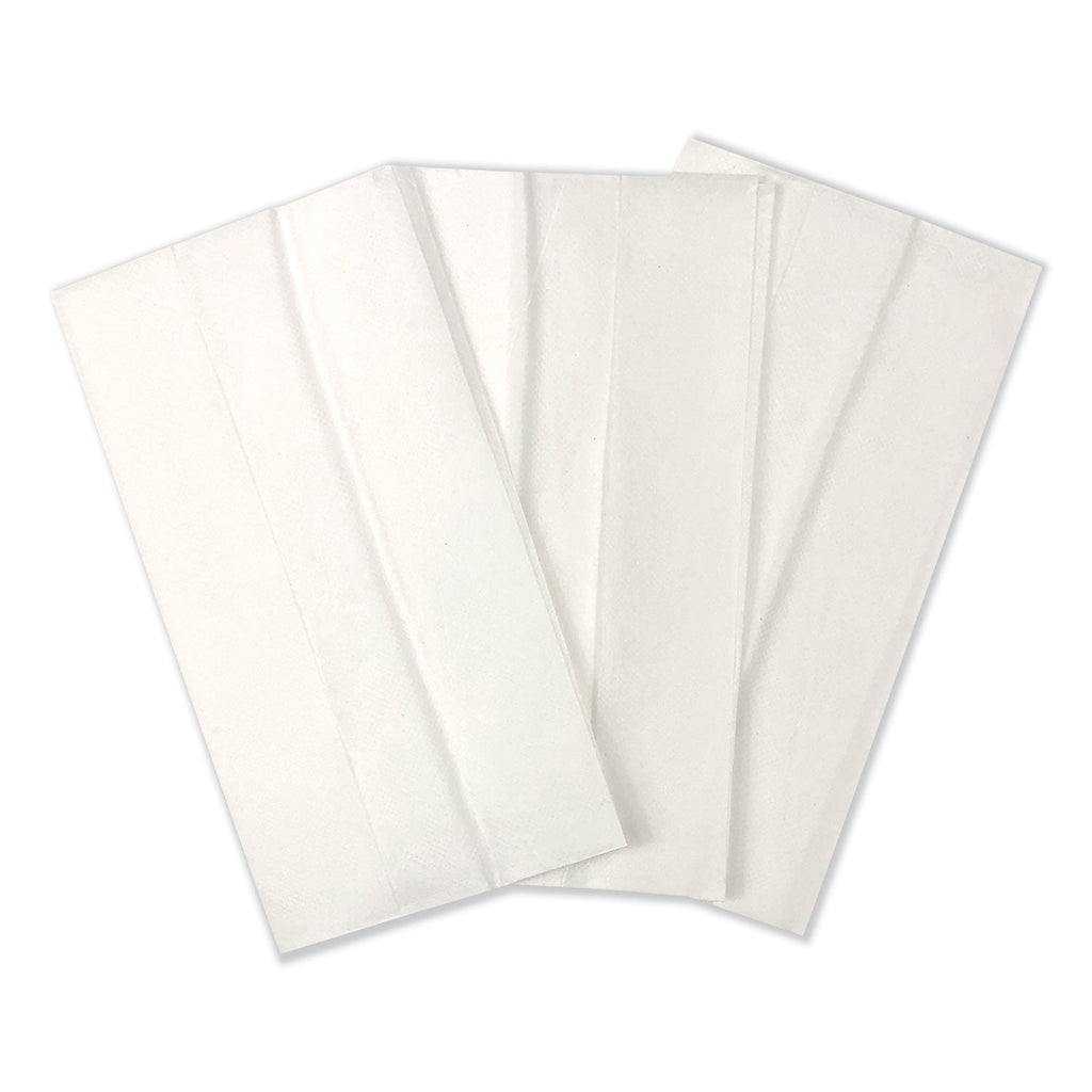 GEN Tall-Fold Napkins, 1-Ply, 7 x 13 1/4, White, 10,000/Carton