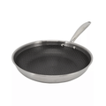 Better Chef 8-Inch 3-Ply Stainless Steel Nonstick Fry Pan with Rolled Edge