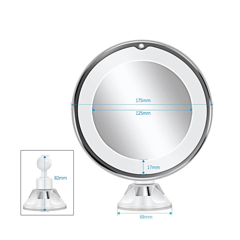 Led Make-up Mirror With Supplement Light