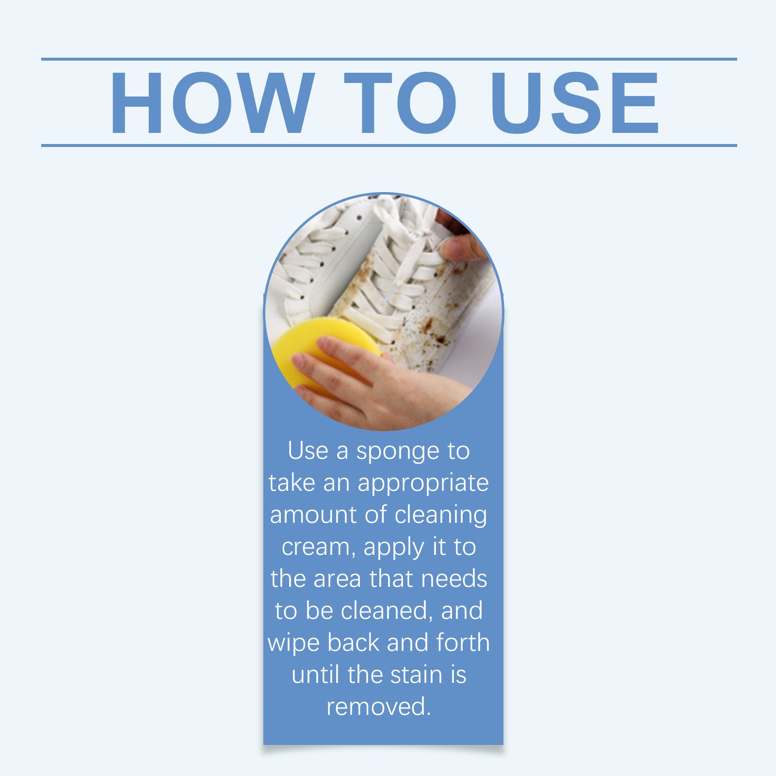 Shoe Decontamination Cleaning Cream Gentle Cleaning Effective Stain Removal Multi-Functional Shoe Cleaning Cream