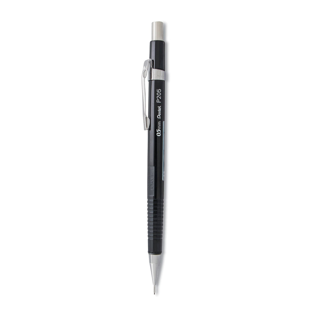 Pentel Sharp Mechanical Pencil, 0.5 mm, HB (#2.5), Black Lead, Black Barrel