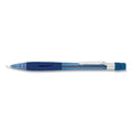 Pentel Quicker Clicker Mechanical Pencil, 0.7 mm, HB (#2.5), Black Lead, Transparent Blue Barrel