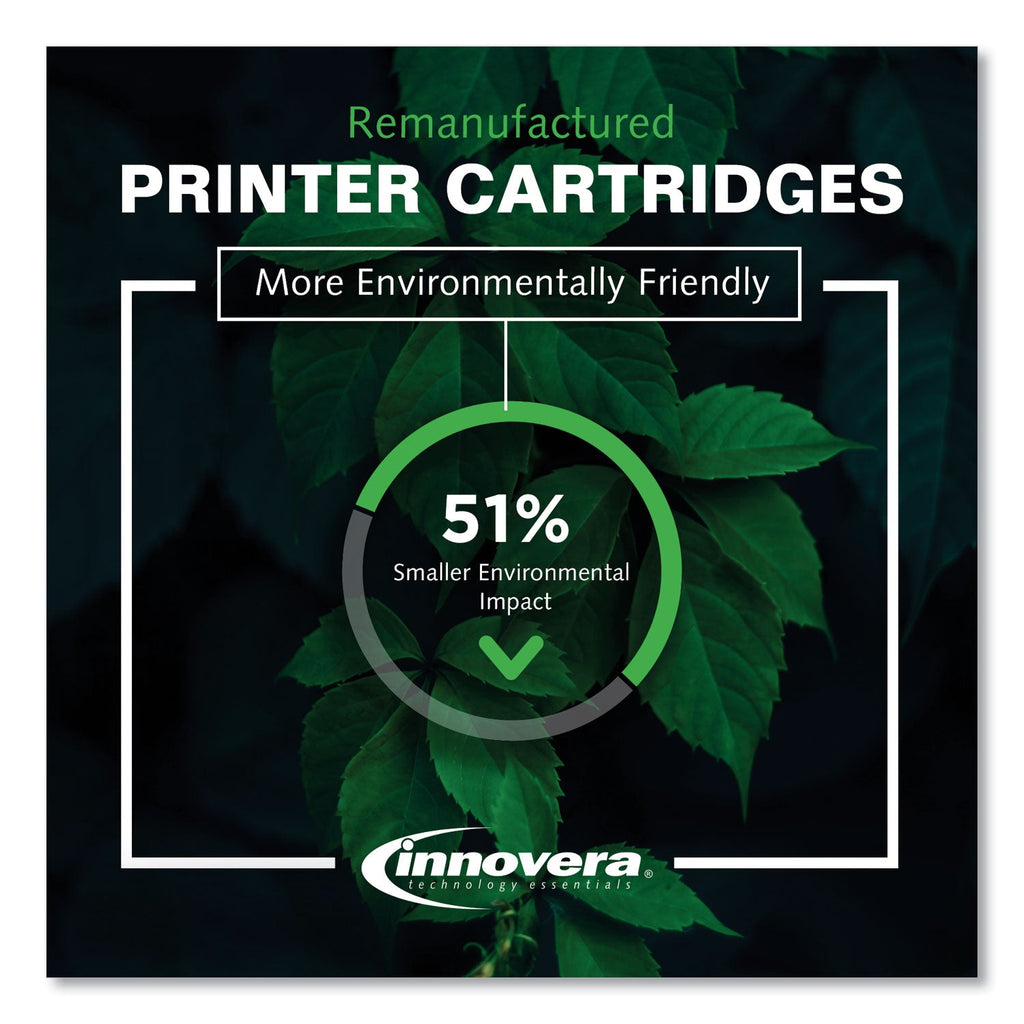 Innovera Remanufactured Black Toner, Replacement for 55A (CE255A), 6,000 Page-Yield